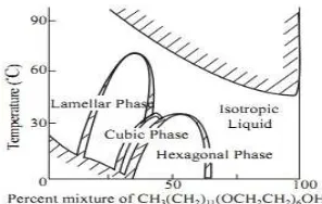 Gambar 12. Diagram fase dari sabun-air