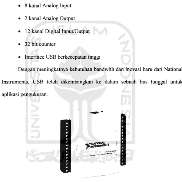 Gambar 2.14 Hardware NI DAQ USB-6009