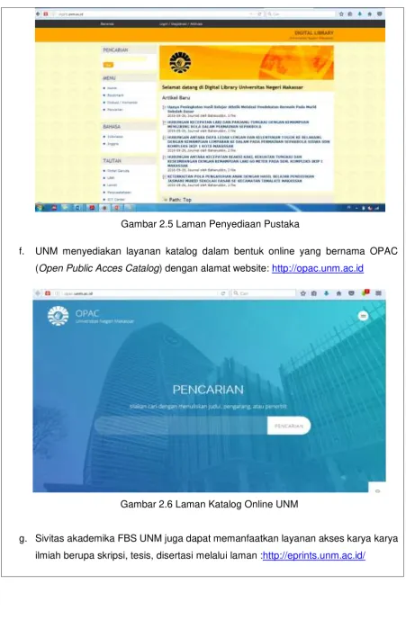 Gambar 2.5 Laman Penyediaan Pustaka 