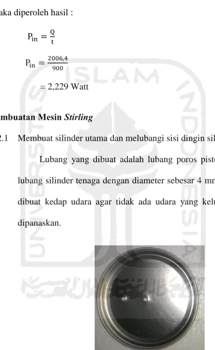 Gambar 4.1 Silinder utama 
