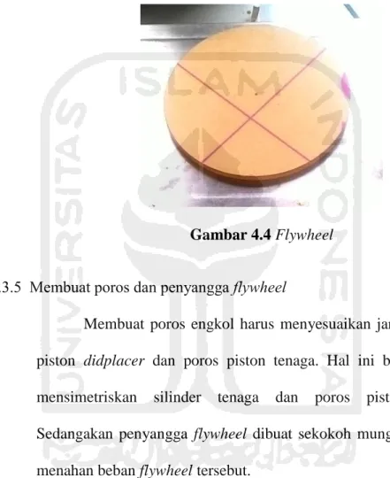 Gambar 4.4 Flywheel 