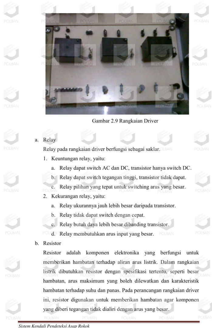 Gambar 2.9 Rangkaian Driver  a.  Relay 