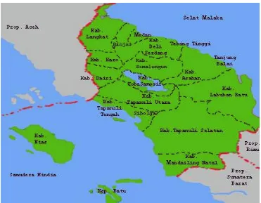 Figure 1. Province North Sumatra.