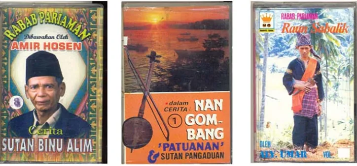 Figure 2. Rabab Pariaman cassette covers.