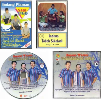 Figure 3. Indang cassette covers (above); indang VCD and its cover (below).