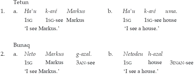 Table 5. Comparison of basic grammatical differences.