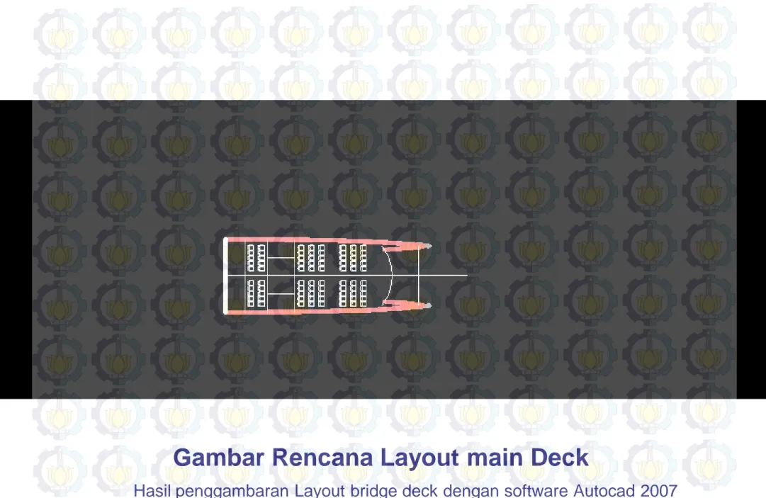 Gambar Rencana Layout main Deck