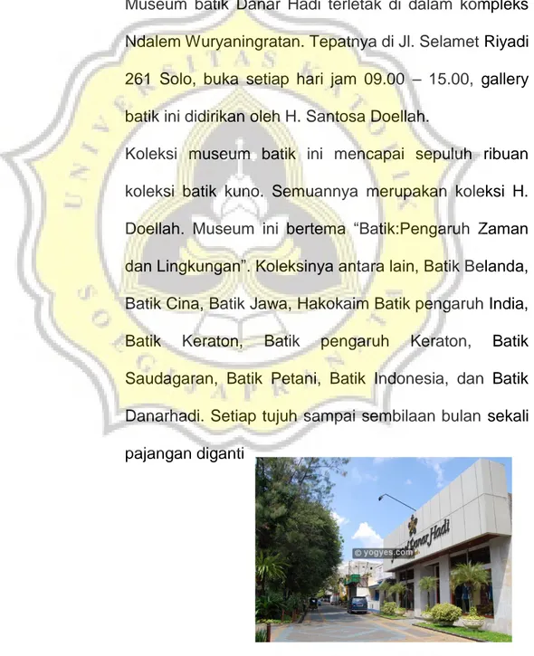 Gambar 5.3 : Museum Batik Danarhadi   Sumber :  www.yogyes.com