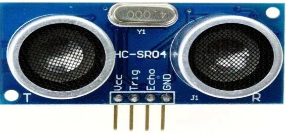 Gambar 2.8 Sensor ultrasonik HC-SR04 