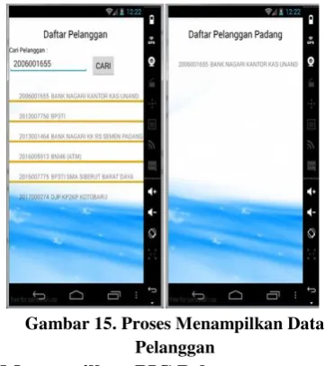 Gambar 18. Menampilkan Data Perangkat 