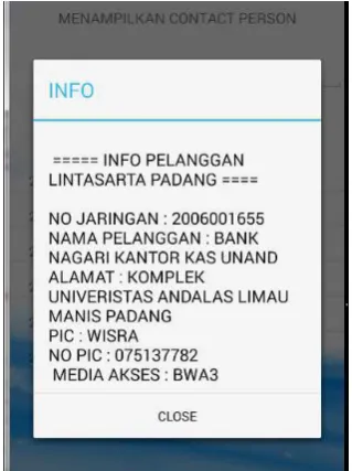 Gambar 21. Tampilan Data Gangguan 