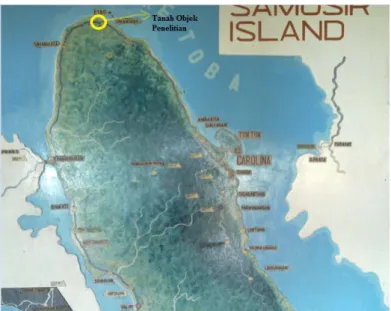 Gambar 1.1 Pulau Samosir 