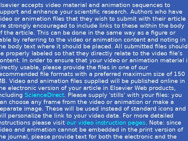 table by referring to the video or animation content and noting in 