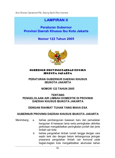 LAMPIRAN II. Peraturan Gubernur Provinsi Daerah Khusus Ibu Kota Jakarta ...