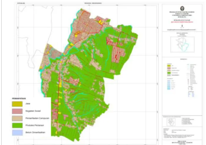Gambar 3.3 Peta Pemanfaatan Tanah di Kecamatan Kedungkandang 