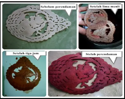 Gambar 4.3 penerapan pada kulit crust