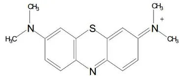 Gambar 3  Struktur kation biru metilena 