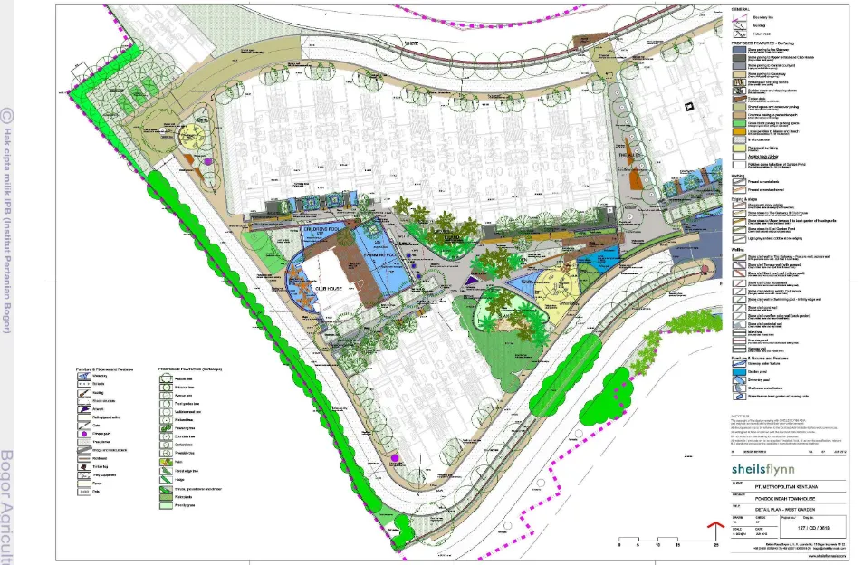 Gambar 20. Detail Plan West Site (Barat) Tahap Design Development 