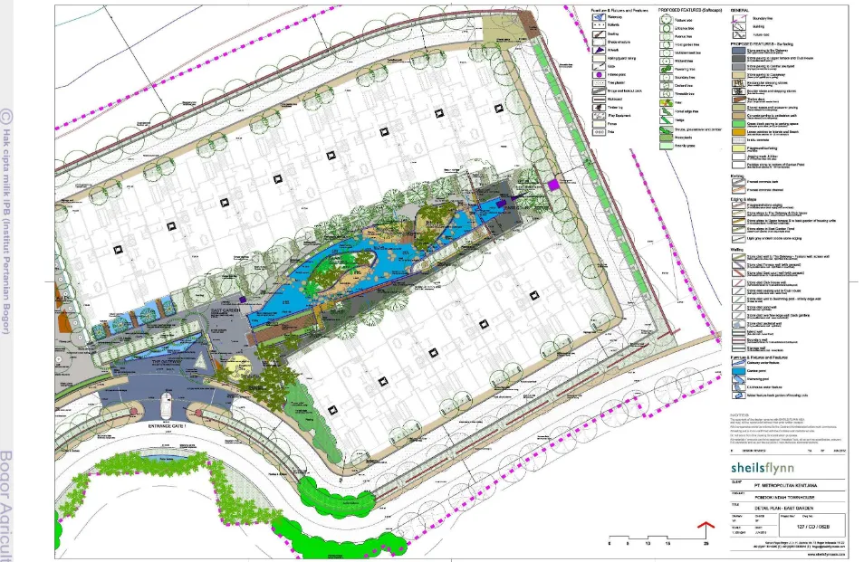 Gambar 21. Detail Plan West Site (Timur) Tahap Design Development 