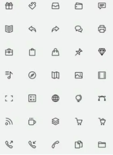 Gambar 3.10. Refrensi Icon  Sumber (www.pinterest.com) 