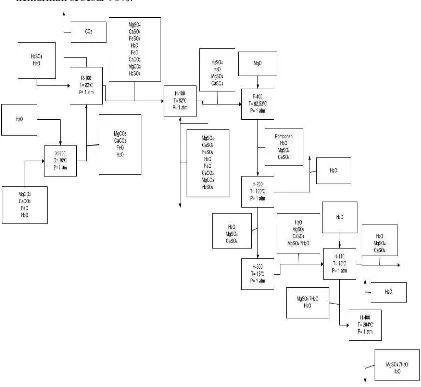 Gambar 1. Diagram Alir Kualitatif Pembuatan Magnesium Sulfat 