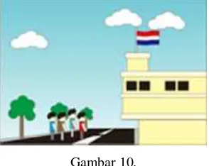 Gambar 10.keesokan harinya pemuda surabaya melihat bendera