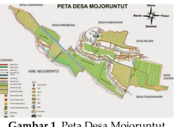 Gambar 1. Peta Desa Mojoruntut 