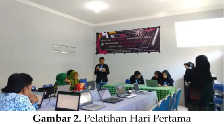 Gambar 2. Pelatihan Hari Pertama 