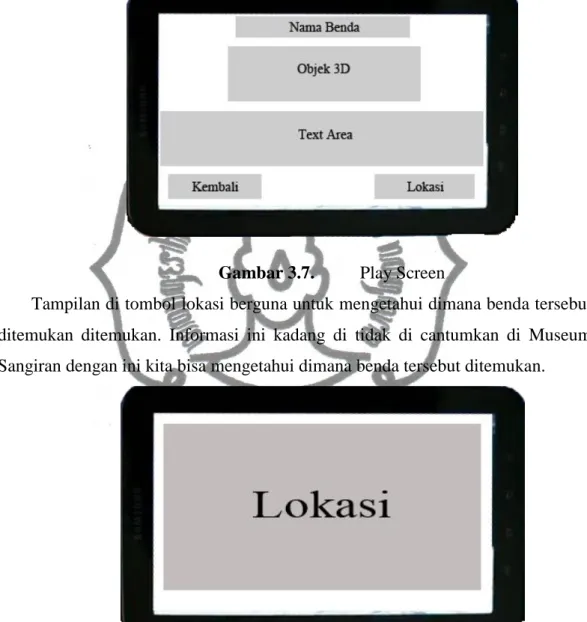 Gambar 3.7.  Play Screen 