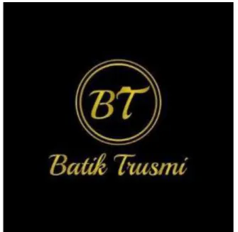 Gambar merupakan logo dari BT Batik Trusmi, logo ini termasuk kedalam insial  logo  dengan  mengambil  huruf  depan  dari  BT  Batik  Trusmi,  yaitu  hurup  B  dan  huruf  T,  dengan  menggunakan  warna  dasar  hitam  dan  huruf  B  dan  T  yang  berwarna 