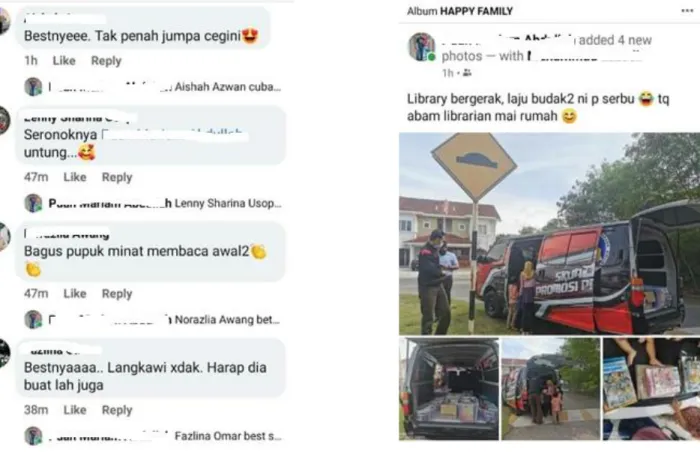 Gambar 4 : Maklumbalas program di Facebook 