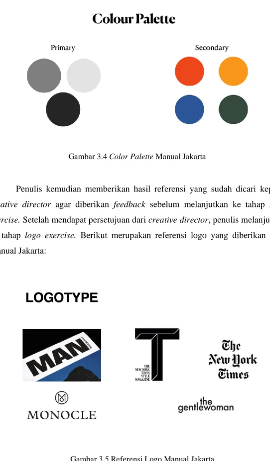 Gambar 3.4 Color Palette Manual Jakarta 