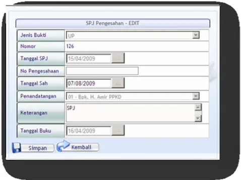Gambar 159 Menu Pelimpahan Uang 