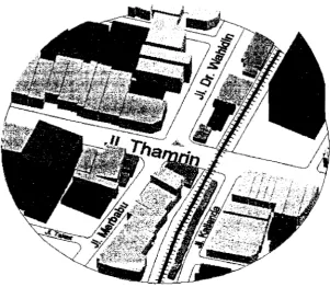 Gambar 5.6. Peta tiga dimensi fungsi bangunan di Kawasan Katamso 