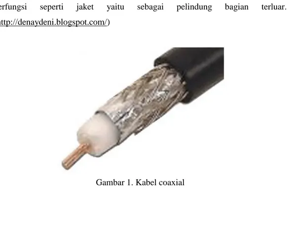 Gambar 1. Kabel coaxial 