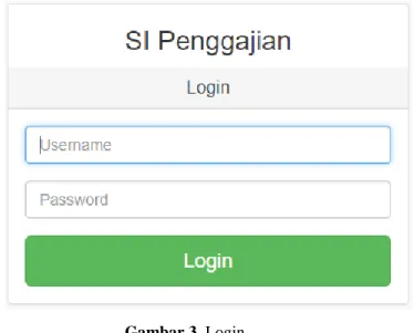 Gambar 3. Login 
