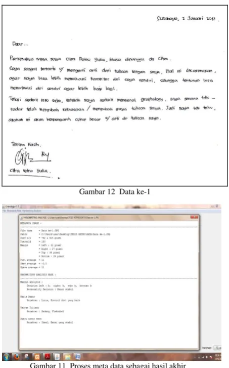 Gambar 11  Proses meta data sebagai hasil akhir 