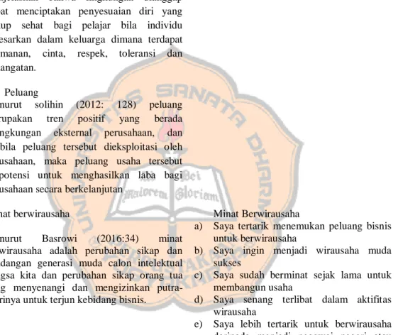 Tabel III.1 Definisi Variabel Penelitian dan Indikator  (Sambungan) 