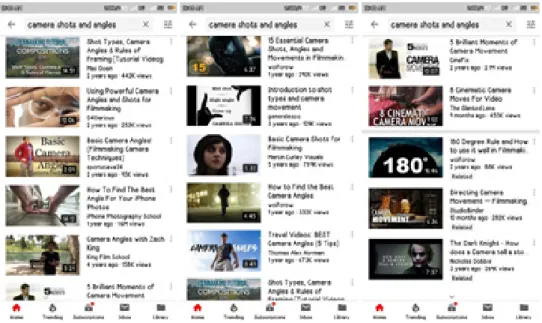Gambar 2. Screen Capture dalam tampilan aplikasi YouTube Sumber: YouTube, 2019