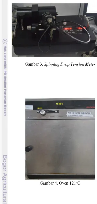 Gambar 3. Spinning Drop Tension Meter 