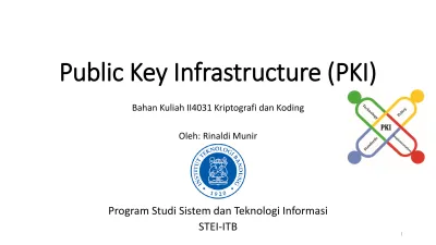 Public Key Infrastructure (PKI)