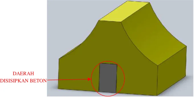 Gambar 3.27. Proses pengerasan setelah 24 jam
