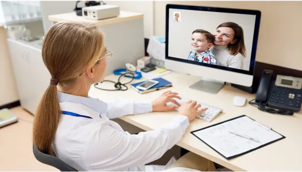 Gambar 2.4. Layanan Telehealth dan telemedice, yang merubah layanan fisik dokter  menjadi layanan online
