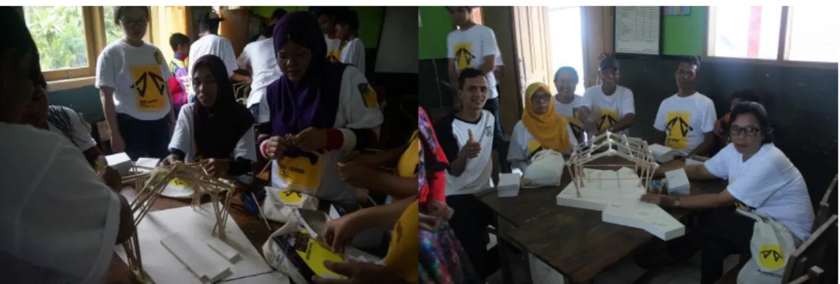 Gambar 1. Workshop Rancang Shelter Bambu Aquaponik (13 November 2016) 