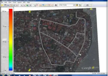 Gambar 3. Penggambaran jaringan jalan 