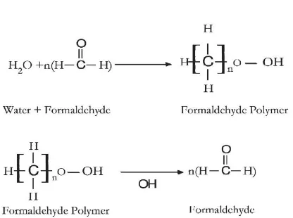 Gambar 1. Reaksi formalin dengan protein (Thavarajah, et al., 2012). 