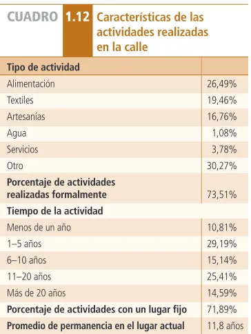 CUADRO  1.13 Desafíos experimentados por 