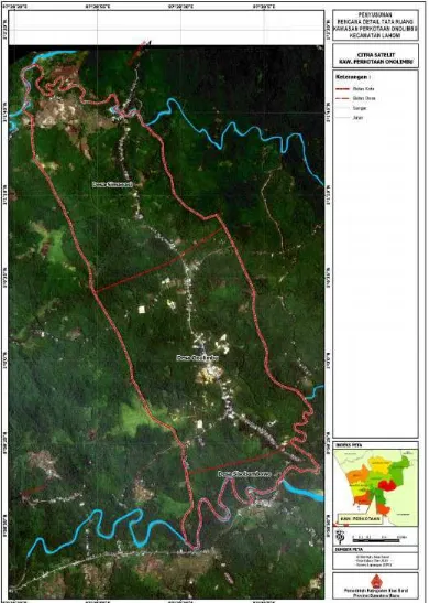 Gambar 4.2. Peta Wilayah Penelitian (Bappeda Nias Barat, 2016)