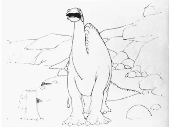 Gambar 2.1.1 “Gertie the Dinosaur” salah satu animasi paling awal 