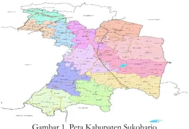 Gambar 1. Peta Kabupaten Sukoharjo 